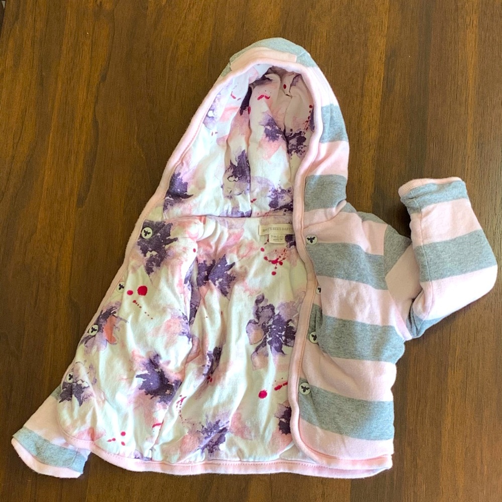 Burt’s Bees Baby lightweight reversible jacket